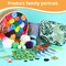 Needle Felting Kit, 42 Colors Wool Roving Starter Kit, Needle Felting Starter Kits, Needle Felting Wool with Felt Tools, Instructions, Green Storage Bag for Felted Animal